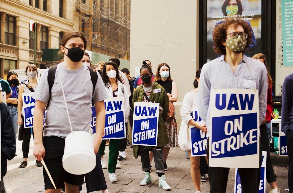 ‘They’re trying to bully us’: NYU graduate students are back on strike