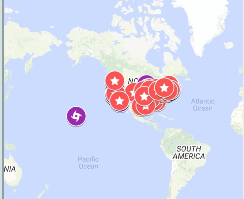 AFL-CIO Strike Map