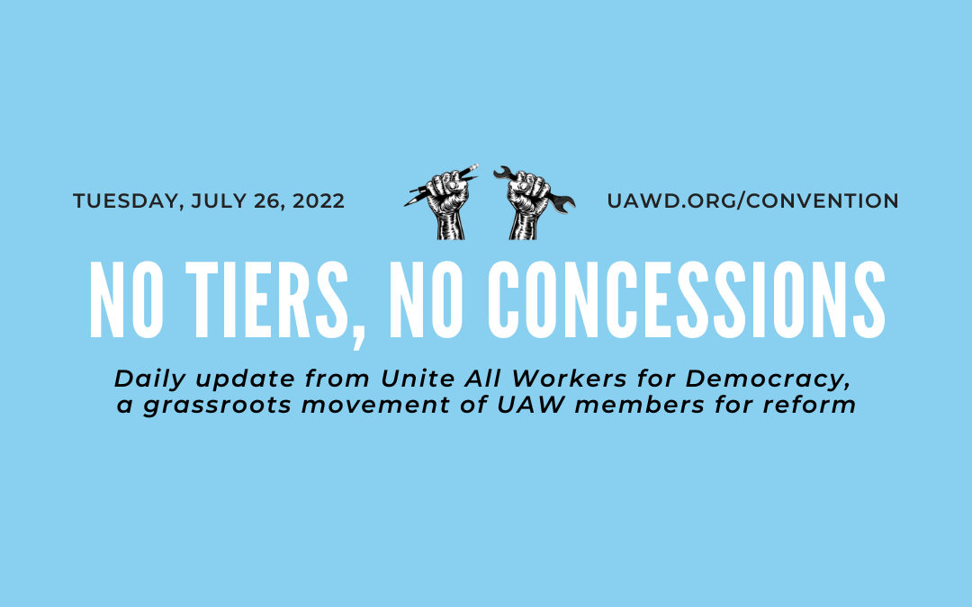 Tuesday Bulletin: Today, We Fight for NO TIERS