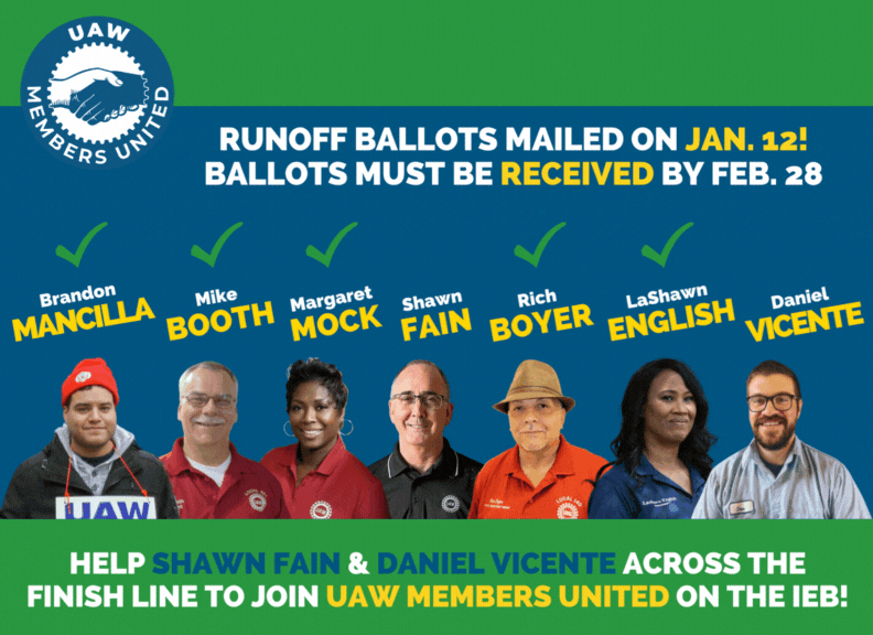 UAW Monitor Releases Rules for the 2023 Runoff
